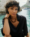 Edblad - Aura Necklace Maxi Gold & Brown