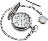 Dalvey - Half Hunter Pocket Watch & Albert Chain