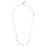 Swarovski Jewellery - Attract Round Ajustable  Rose Gold Necklace