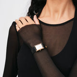 Daniel Wellington - Bound Black Rose Gold/White Crocodile Watch