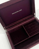 Meadowlark - Velvet Jewellery Box Merlot Large