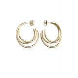 Rosefield- Triple Hoop Earrings Gold