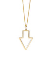 Karen Walker - 9ct Yellow gold Arrow Charm