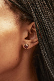 Stolen Girlfriends Club - Talon Studs Garnet - Gold Plate