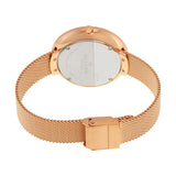 Skagen - Gitte Moonphase Black Dial Rose Gold-Tone Mesh Ladies Watch