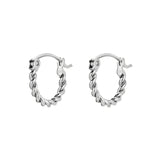 Rosefield - Twisted Hoops Silver