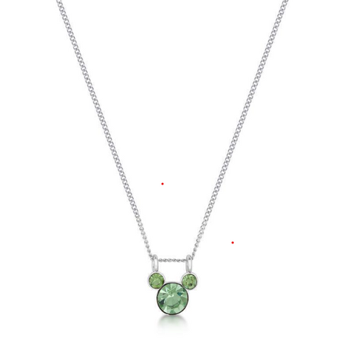 Couture Kingdom - Mickey August Birthstone Necklace