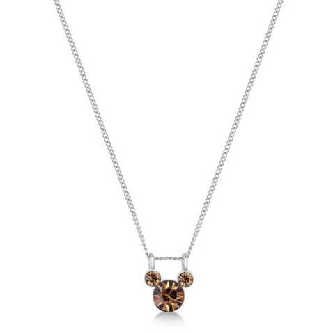 Couture Kingdom - Mickey November Birthstone Necklace