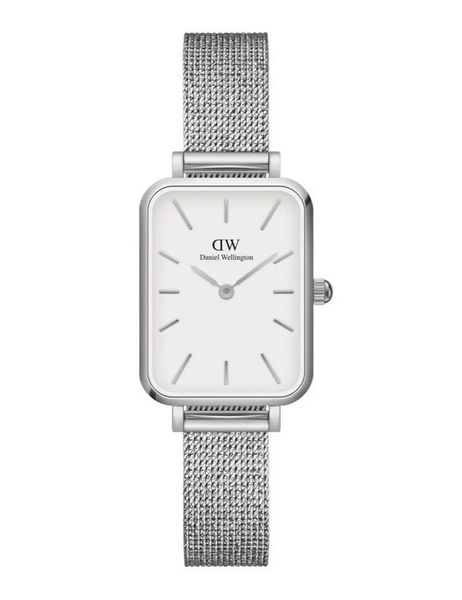 Daniel Wellington - Quadro Rectangle Mesh Silver Watch
