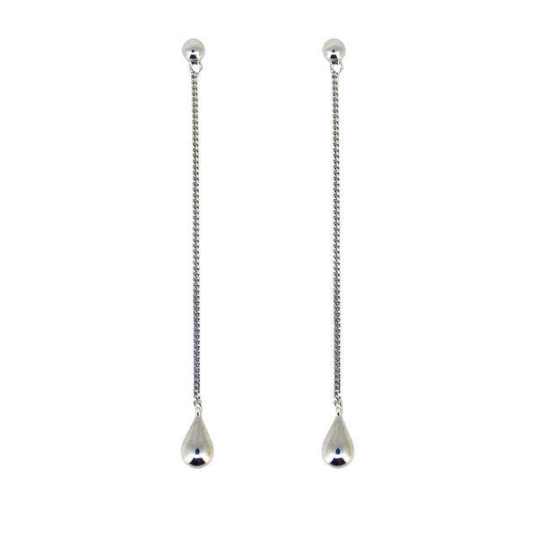 Boh Runga - Droplet Drop Earring Silver