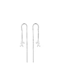 Karen Walker - Runaway Girl Thread Earrings Silver