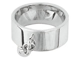 Karen Walker - Sterling Silver Ball & Chain Ring