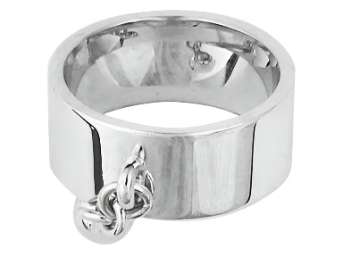 Karen Walker - Sterling Silver Ball & Chain Ring