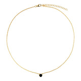 Najo - Heavenly Onyx Necklace Gold Plate