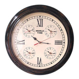 Wall Clock - World Timer 5 Times