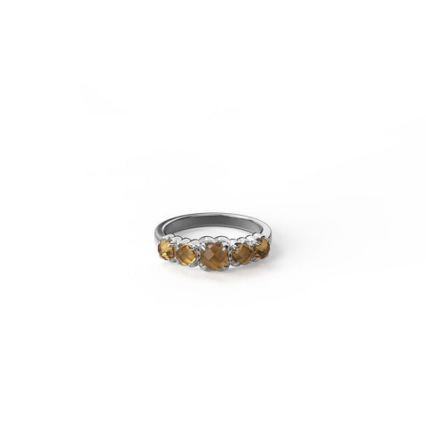Stolen girlfriends Club - Halo Cluster Ring Citrine