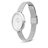 Daniel Wellington - Juliette Braided Mesh White Sunray Silver