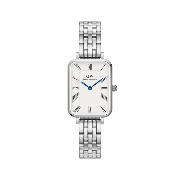 Daniel Wellington - Quadro Roman Numerals 5 Link Silver Watch