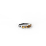 Stolen girlfriends Club - Halo Cluster Ring Citrine