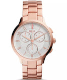 Fossil - Full Rose Gold & White Dial Watch