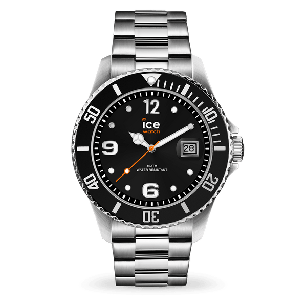 Ice Watch - Steel Black Silver Large