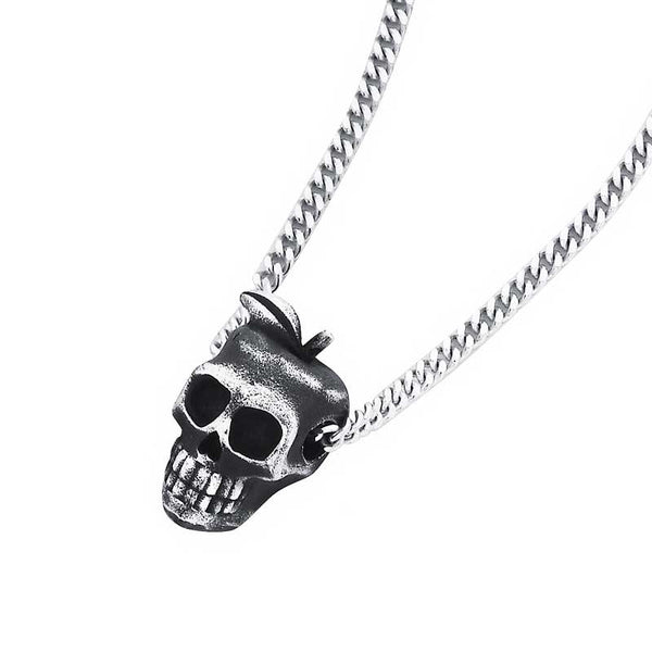 Karen Walker Apple Skull Pendant - Silver