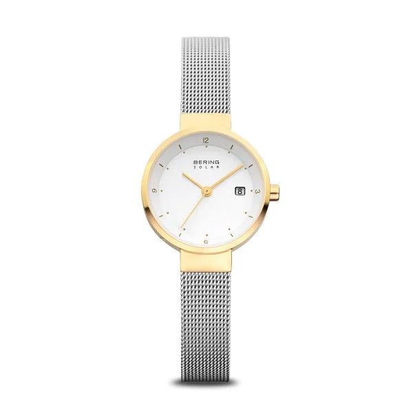 Bering - Solar Polished Gold Watch