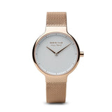 Bering Max René / Polished Rose Gold / Rose Gold Mesh (31mm) / 15531-364