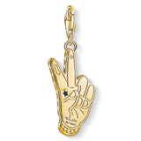 Thomas Sabo Charm Club Girl Power Yellow Gold Plate - CC1749