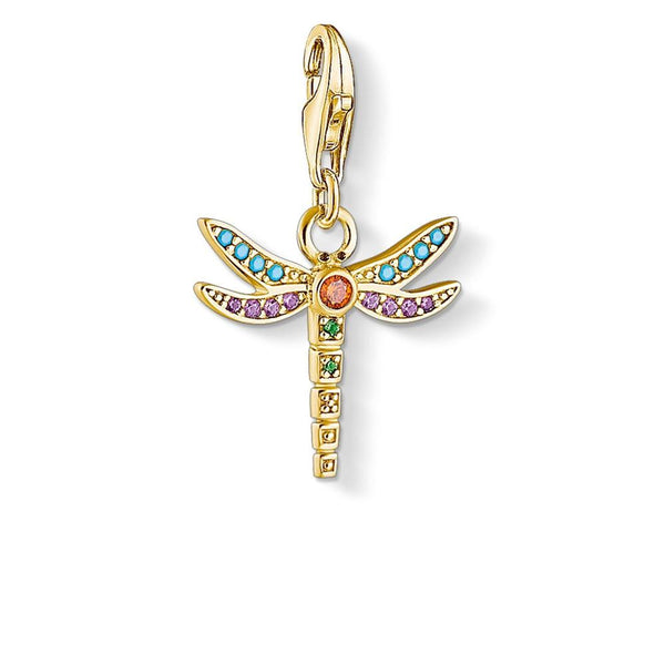 Thomas Sabo Charm Club Dragonfly Yellow Gold Plate - CC1758