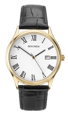 Sekonda Men’s Classic Leather Strap Watch