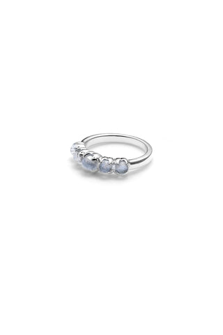 Stolen Girlfriends Club - Halo Cluster Ring Moonstone