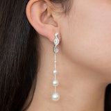 Nick Von K - Seahorse Pearl Drop Earrings