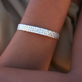 Najo - Weave Cuff 60mm Silver