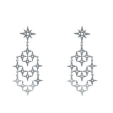 Lindi Kingi Stardust Earrings - Platinum Plate