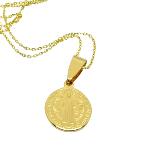 Lindi Kingi Saint Necklace (Large) - Gold Plate