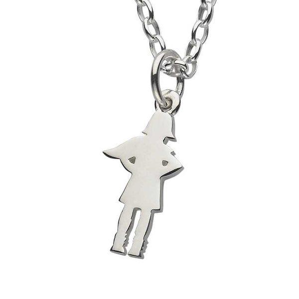 Karen Walker Girl With Cape Pendant - Silver