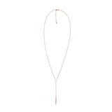 Skagen Agnethe Rose-Tone Mother-of-Pearl Lariat Necklace SKJ1038