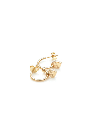 Stolen Girlfriends Club - Heart Anchor Earring - Gold Plated