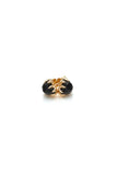 Stolen Girlfriends Club - Love Claw Earrings Onyx Gold Plated