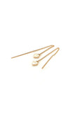 Stolen Girlfriends Club - Heart Thread Earring Gold Plated