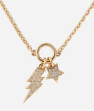 KARL LAGERFELD GOLD STAR AND LIGHTNING BRACELET