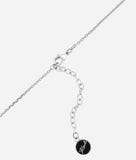 KARL LAGERFELD SILVER CHOUPETTE PENDANT NECKLACE