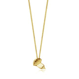 Boh Runga - Gold Plate Fantail Pendant