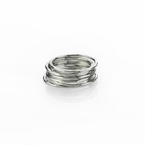 Boh Runga -  Lil Perfect Circle Stacker Rings
