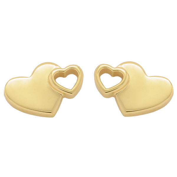 Karen Walker Exploding Heart Studs - 9ct Gold