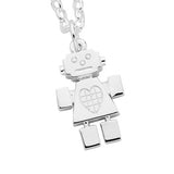 Karen Walker Robot Girl Pendant - Silver