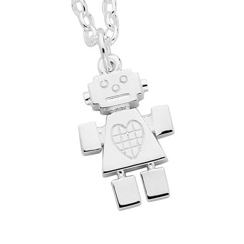 Karen Walker Robot Girl Pendant - Silver