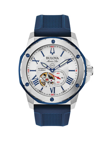 Bulova - Men's Marine Star Automatic Blue