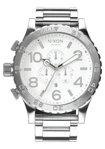 Nixon - 51-30 Chrono Watch, High Polish/White